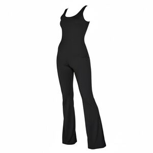 Black Sleeveless Jumpsuit